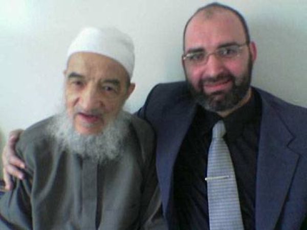 الدكتور أمير صالح مع الشيخ عبد السلام يس