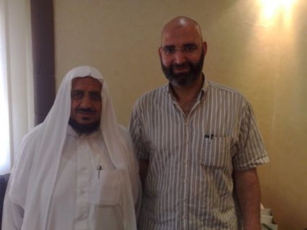 الدكتور أمير صالح مع الدكتور عبد الله المصلح