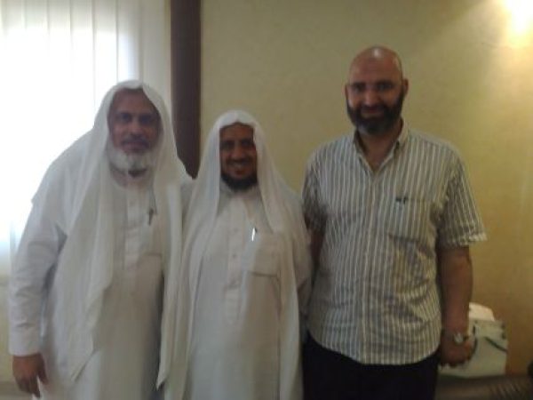 الدكتور أمير صالح مع الدكتور عبد الله المصلح والدكتور عبد الجواد الصاوي