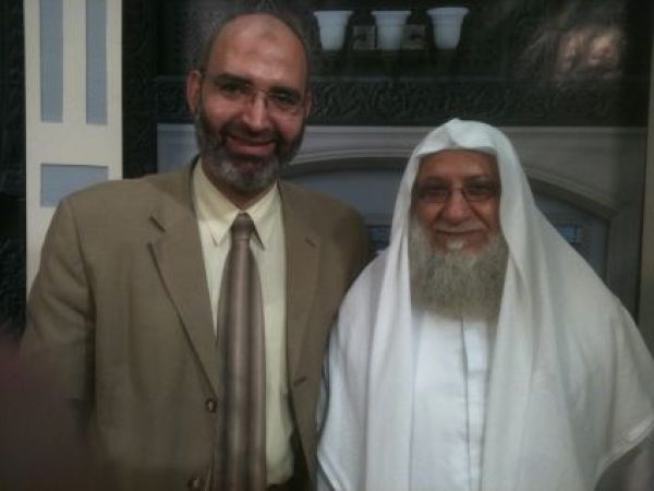 الدكتور أمير صالح مع فضيلة الشيخ سعد عرفه