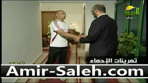 تمرينات الإحماء قبل البدء بأداء التمارين الرياضية مع كابتن حمدان